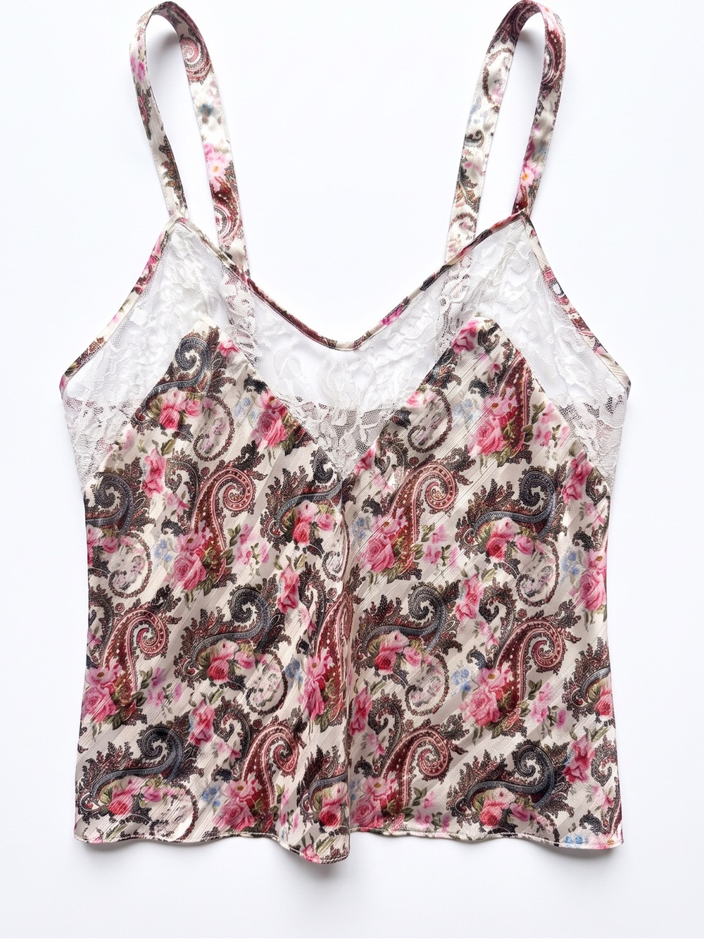 Victoria Secret Gold Label Camisole vintage floral 80s